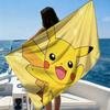 Pokémon Pikachu Anime Beach Towel Sand Free Microfiber Flat Print Large Bath Towel For Summer Travel Swimming Pool Vacation