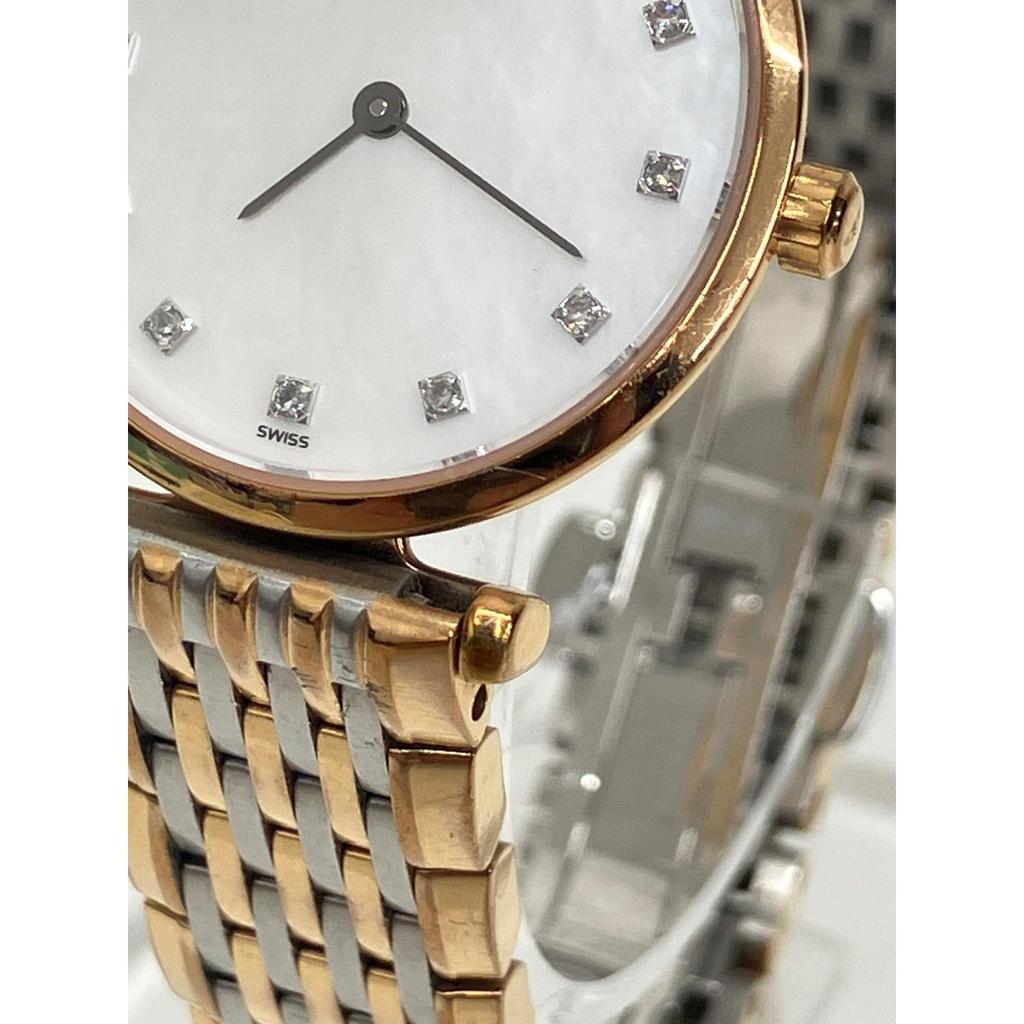 Used LONGINES L4.209.1 Grand Classic 12P Diamond Quartz Ladies No.653