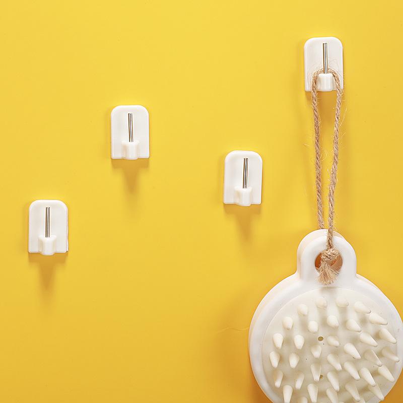 Non Perforated Self-adhesive Hook, Door Back Wall Hook 2pc