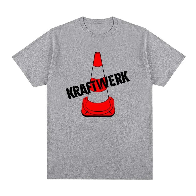 Kraftwerk Vintage T-shirt Fashion brand Computer S серый