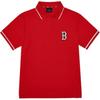 New MLB Polo Shirts Unisex Red 31TSQ2131-43R
