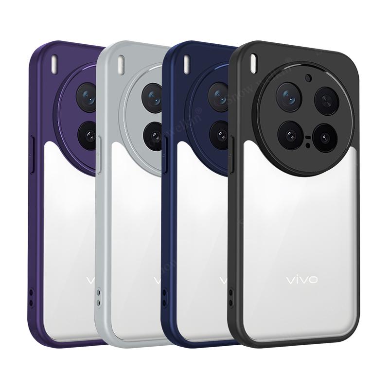Transparent Silicone Case For Vivo X300 Pro vivoX300 Pro X300Pro PC Back TPU Bumper Shockproof Clear Phone Cases Cover