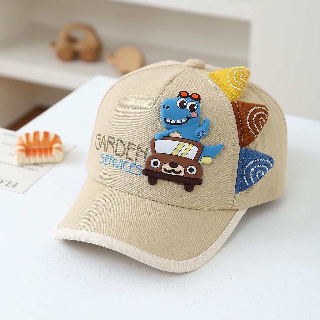 Cappellino da Baseball Cartoon Dinosauro per Bambini - Protezione Solare per Tutte le Stagioni per Ragazzi e Ragazze