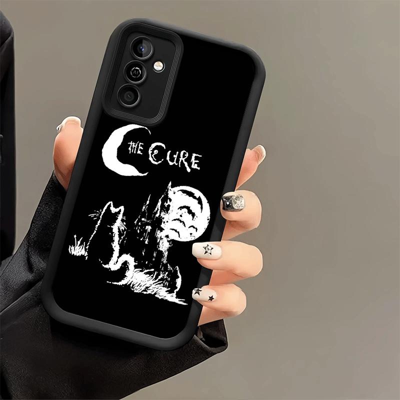 Phone Case for Samsung Galaxy A17 A16 A15 A14 A13 Black Cat Witch Aesthetics A56 A36 A26 A55 A35 A25 A54 A34 A24 A53 A33 A23 A07