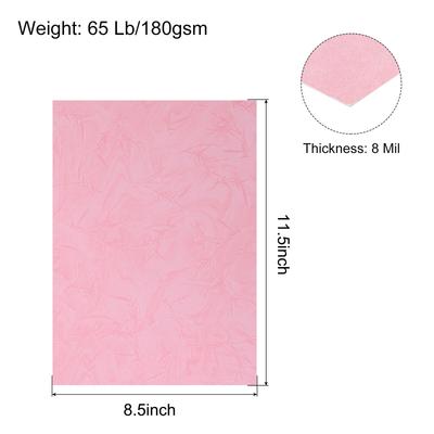 50/100pcs A4 Presentation Binding Covers Letter Size Leather Textured Grain Paper Un-Punched for Business Reports 8-1/2 X 11.5"