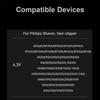 4.3V/5V/8V/15V Shaver Type-C Charging Converter Aluminium Alloy Indicator Light Hair Clipper Power Adapter for Philips