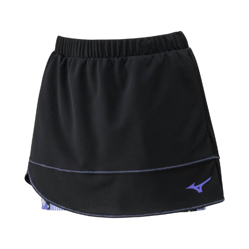 Tennis Size Medium Women's Skirt, Moisture-Wicking, Quick-Drying, 62JBC710, Black,