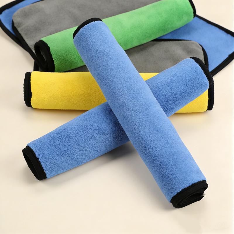 Coral Fleece Microfiber Car Drying Towel Super Absorbent Multi Purpose Cleaning Cloth for Auto Interior Exterior Household Wiping
