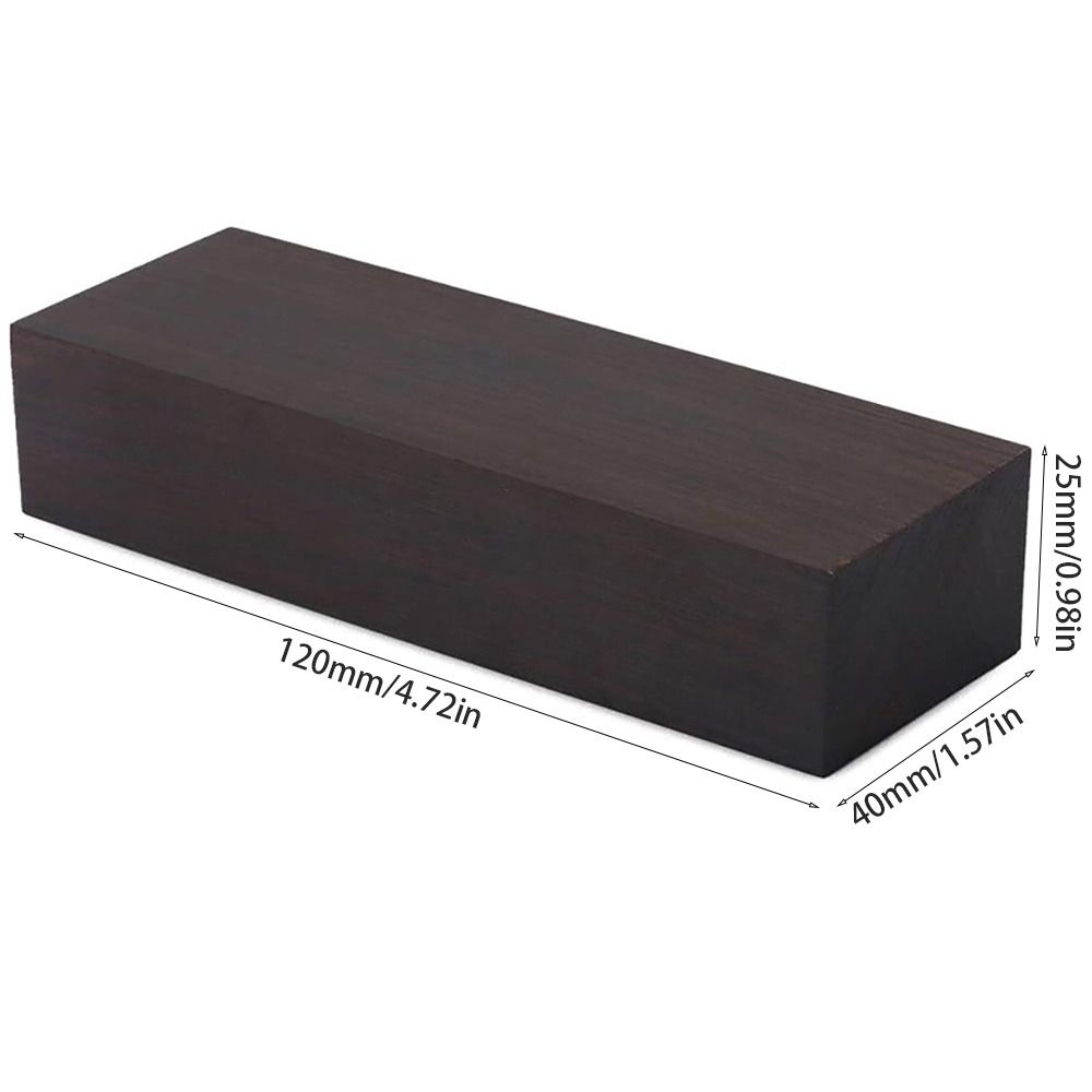120*40*25mm Ebony Wood DIY Material Blank Ebony Wood Practical Ebony Lumber