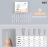 100Pcs/Box Matte Fake Nails No Polishing Press On False Nails Medium Short Design High Matt Soft Gel Nail Tips For Extension