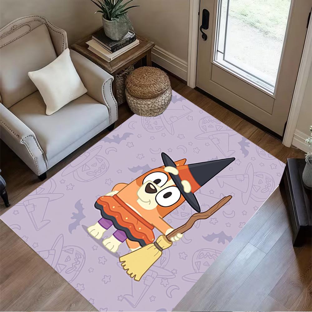 Bluey Bingo Adventure Carpet Perfect for Decorate room Entryway Dining Room Kitchen Antislip Carpet Decorate Offices Perfect Gift for Women/Men