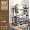 Nordic Style Double-Layer Kitchen Dish Drying Rack