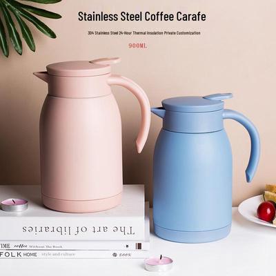 304 Stainless Steel Insulated Coffee Pot for Dorms