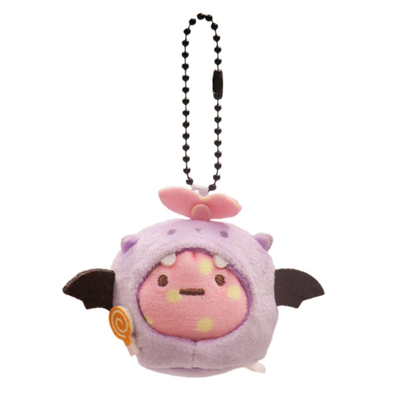 

Plush Sumikkogurashi Pendant Halloween Mini Decor Keychain Bag Car Accessories StyleF