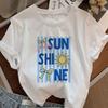 Be The Sunshine TShirt Summer Beach Graphic Tee Casual Funny Vacation Sun Tees Casual Shortsleeve Round Neck Tshirt