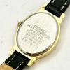Used Excellent condition/New battery SEIKO Ladies' watch Gold Oval 2P21-5D10 163972 New strap