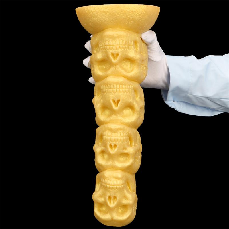 Skull Oversized Silicone Anal Plugs Dildos Alien Anal Plugs Alternative Anal Dilators Huge Masturbators