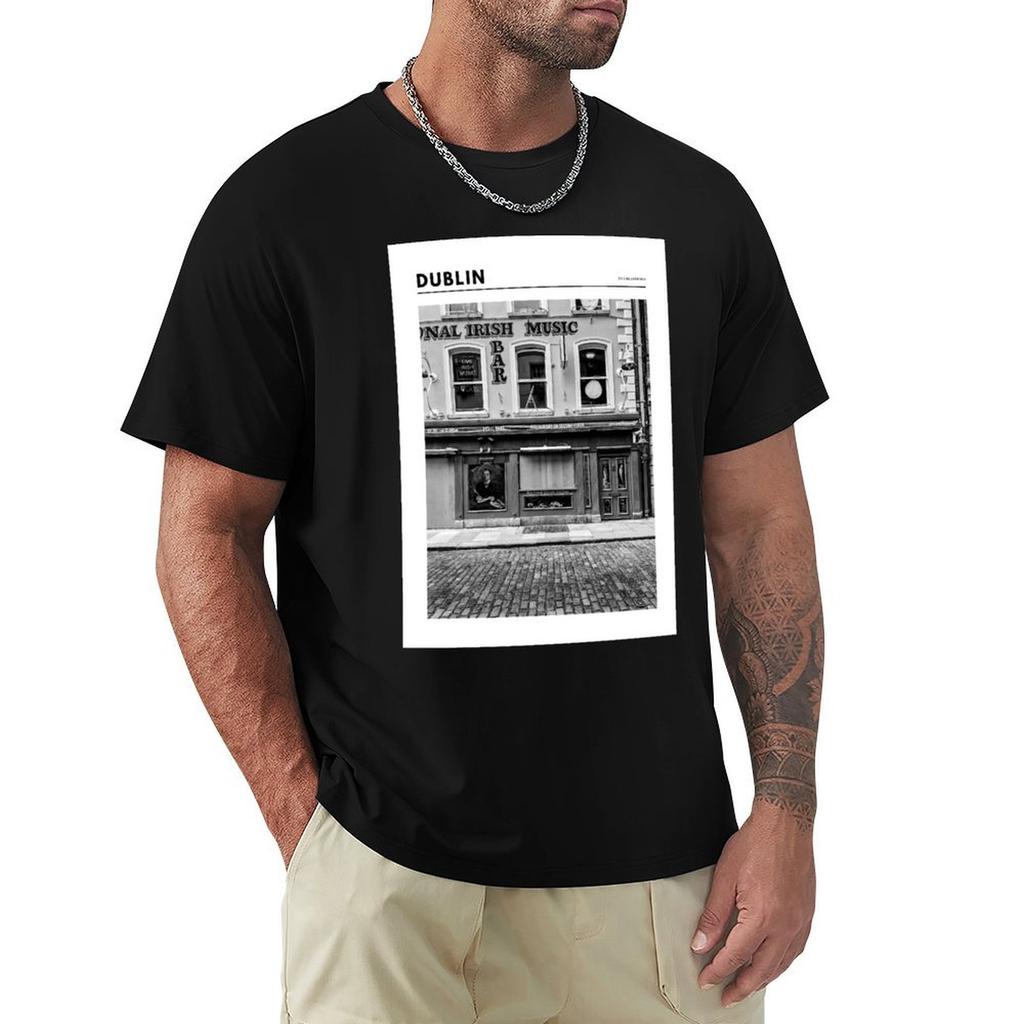 Dublin Bw Pub Tshirt T Shirts For Unisex Pack Cotton Tshirt