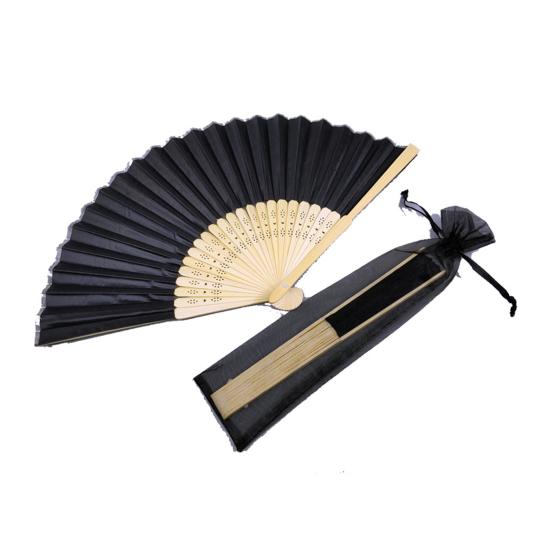 Handheld Fan Fine Workmanship Engraved Delicate Long-lasting Easy To Grip DIY Bamboo Folding Wedding Folding Hand Fan Gift