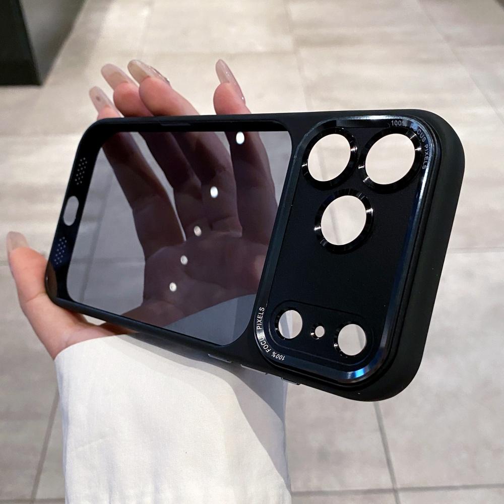 Camera Protection Transparent Phone Case iPhone 17 Pro Max 16 15 14 Air Crystal Clear Acrylic Business Shockproof Bumper Cover