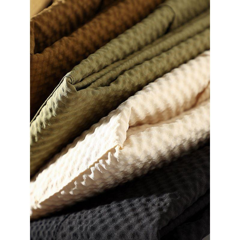 Japanese-Style Retro Seersucker Shirt Men Long Sleeves 2024 New Arrival Spring and Autumn Coat Export Men's Casual Shirt