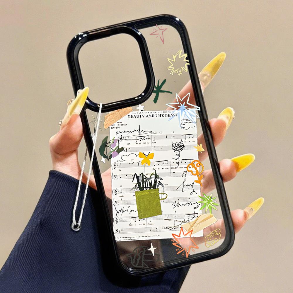 Acrylic Phone Case for iPhone 11 12 13 14 Pro 12 14 16 Pro Max for Samsung A16 A36 A56 S24 FE High-quality Painted Anti-fall Mobile Phone Case