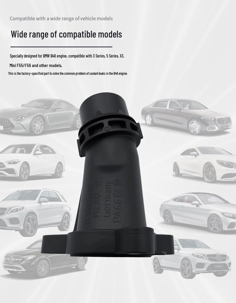 BMW 2/3/4 Series Engine Coolant Flange Connector Pipe