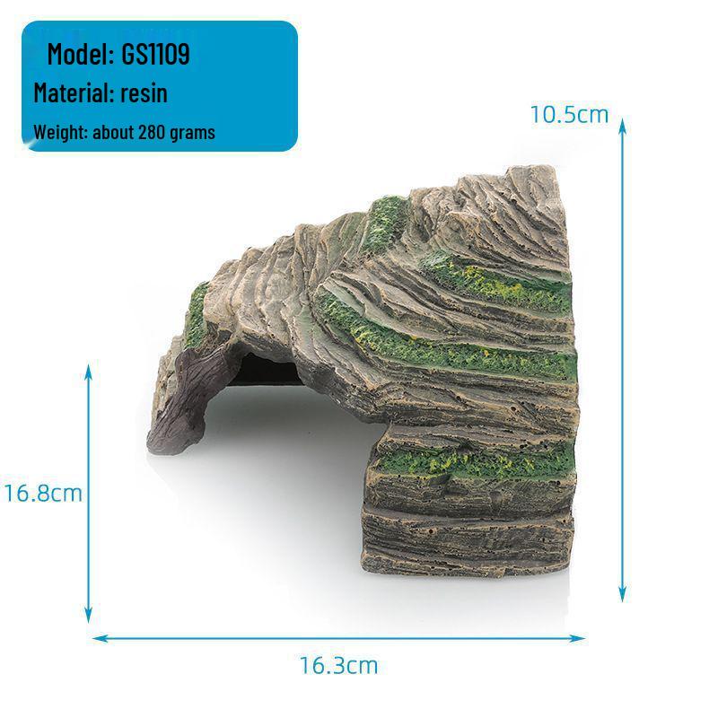 Platformă pentru Broaște Țestoase la Soare și Ascunzătoare: Loc de odihnă plutitor doi-în-unu și rampă de cățărare pentru țestoase cu tâmple roșii și țestoase de iaz chinezești