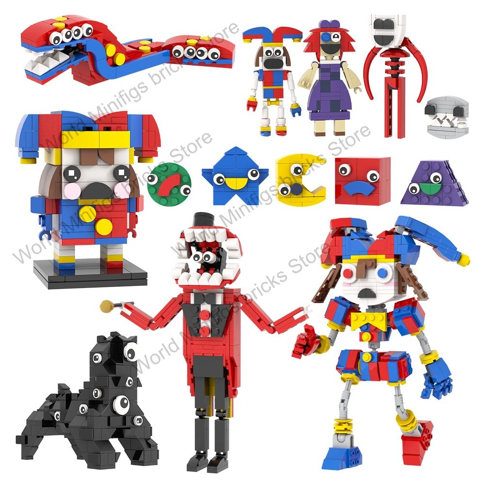 MOC Pomni Amazing Digital Circus Mattoncini Assemblati Figure Anime Sci-Fi Blocchi da Costruzione Compatibili Amici Giocattoli Regalo Per Bambini