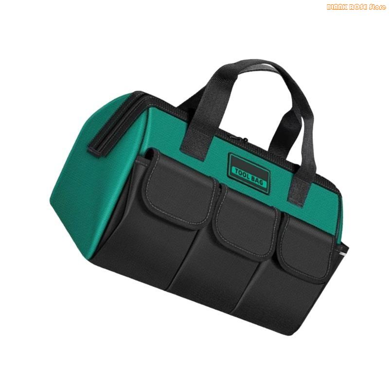 K1AE Tool Bag Wide Mouth Tool Storage Bag Tool Bag Screwdriver Home