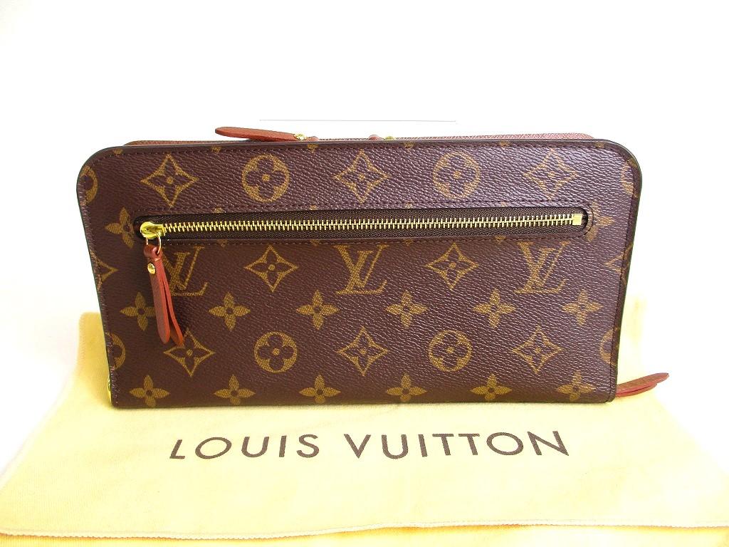 

Автентичний коричневий шкіряний гаманець LOUIS VUITTON з монограмою Porte Feuille insolite Organizer #a225 б/у