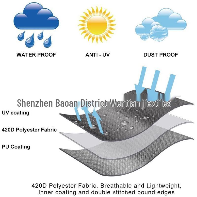 Outdoor Banana Umbrella Dustproof Sunshade Cover