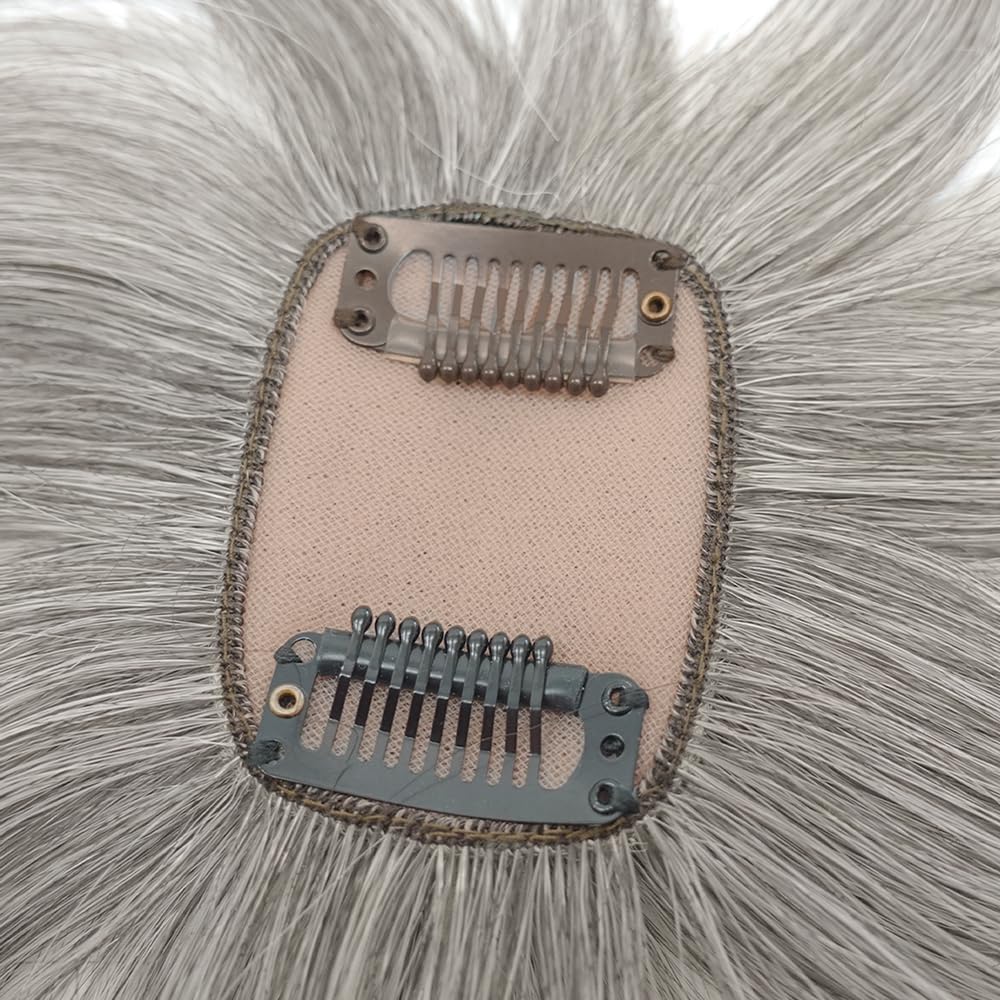 Siwe włosy maskujące typ wiru Jasnoszare włosy