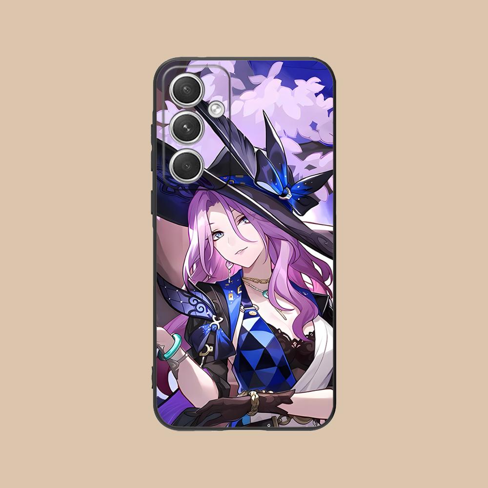 HSR Jade Matte TPU Mobile Phone Case for Samsung Galaxy S26 S25 S24 S23 S22 S21 S20 Note20 Plus FE Ultra Colorful Cover
