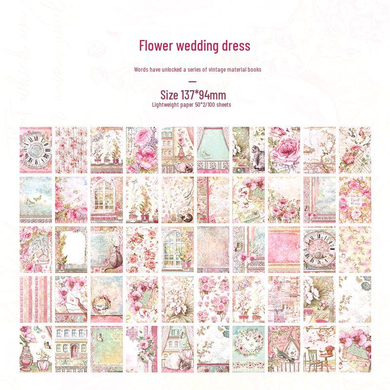 

Декор для журнала в розовой тематике: Разверните материал-бумагу серии Роза , 100 листов