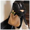 Straw Underarm Big Bag Women's New Summer Woven Shoulder Bag Travel Vacation Beach Bag  For Women, Single Shoulder Satchel, Summer Beach Tote Handbag