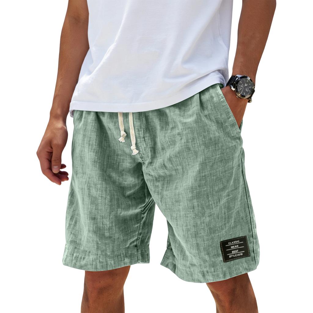 Men's Summer Casual Shorts Men's Fashion Sports Textured Shorts