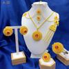 Set di Gioielli in Lega Placcata Oro Vietnamita per Spose Africane: Ornamenti Etiopi da Donna in Sei Pezzi.