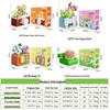 Jiaqi Retro TV Assembled Succulent Building Blocks Model JK2715