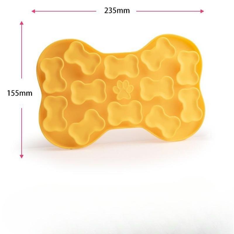 Tapetes de Mesa de Silicone em Forma de Osso para Animais de Estimação, Ventosas para Cães e Gatos, Tigelas Antiderrapantes para Alimentação Lenta de Animais de Estimação, Pratos de Silicone para Alimentação Lenta de Animais de Estimação