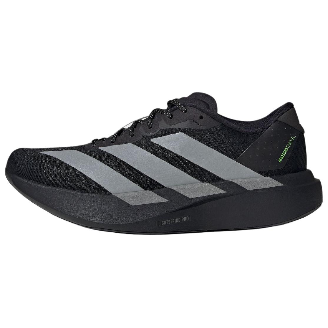 Adidas Adizero Evo SL Black Silver Metallic Signal Green KJ1365 42.5