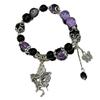 Fashionable Butterfly Beaded Tassels Bracelet for Women Vintage Snake Pendant Handchain Stylish Jewelry Accessory