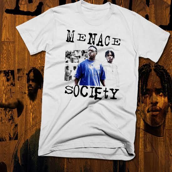 

Menace To Society T-Shirt Black History Month O Dog Training Day Style Retro new 3XL