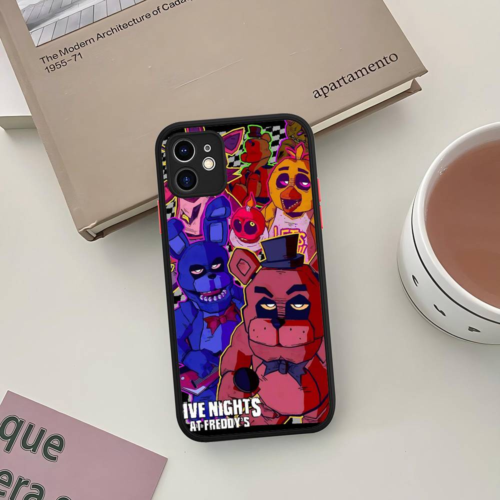 Five-Nights-At-Freddys Handyhülle Für IPhone 16 15 14 13 12 11 Pro Max 7 8 6 6s Plus Mattes Cover