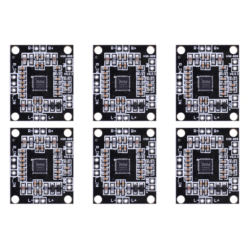 10-1pcs PAM8610 Stereo Mini Power Amplifier Board 2x15W Digital Audio Amplifier Board Class D Dual Channel
