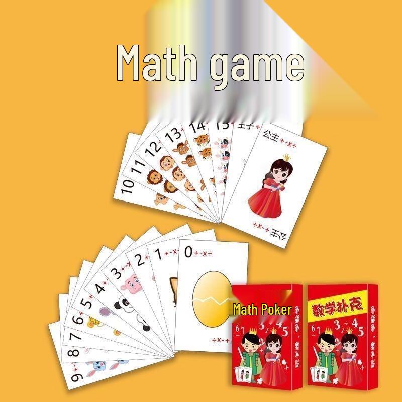 Brangdy Math Learning Poker Cards