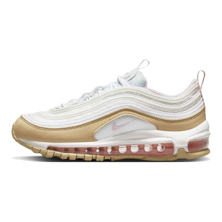 Nike Air Max 97 GS Sesame Pink Foam Kids Sneakers White Summit-White 921522-113