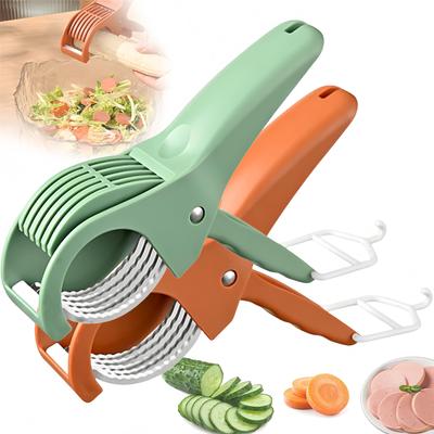 Food Manual , Stainless Steel With Peeler, Multifunctional Banana For Even , Easy Kitchen Gadget