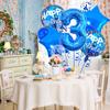 Boys Birthday Balloons Set 32inch Blue Number Stars Foil Ballon Boy Happy Prince Navy Ocean Birthday for Party Decoratio Balloon