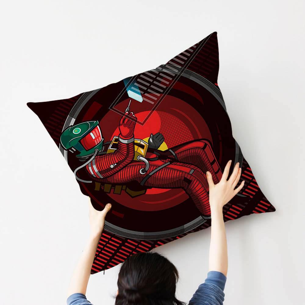2001 A Space Odyssey Movie Lucky Dragon pillow cover sofa cushion cover home room decoration children gift